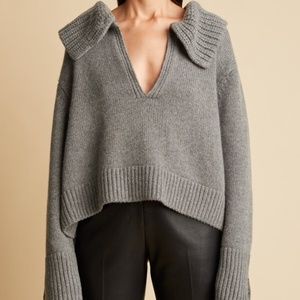 Khaite Evi Sweater Smoke/Gray NWT